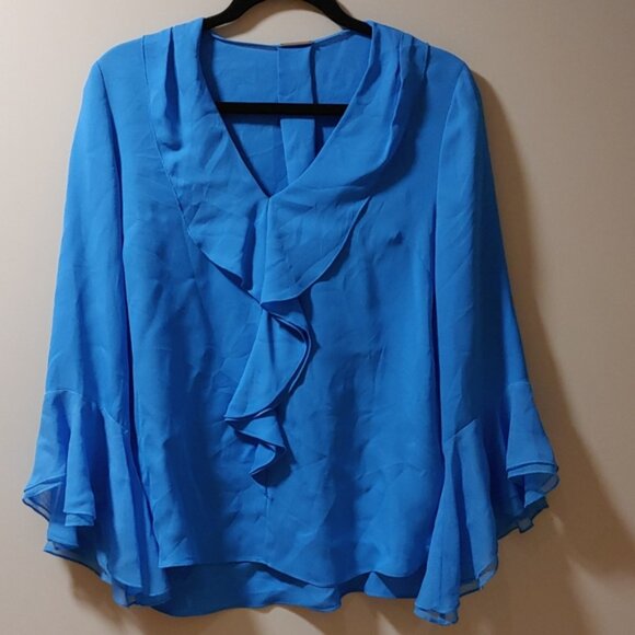 Elie Tahari 100% Silk Top - Picture 2 of 7
